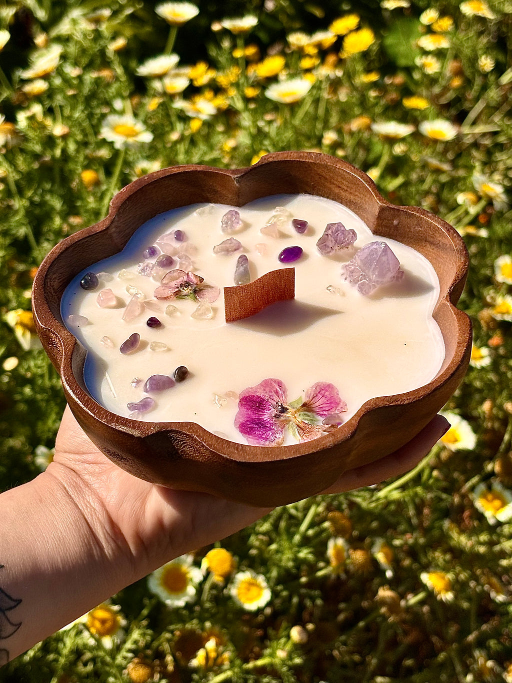 Hibiscus Candle Medium