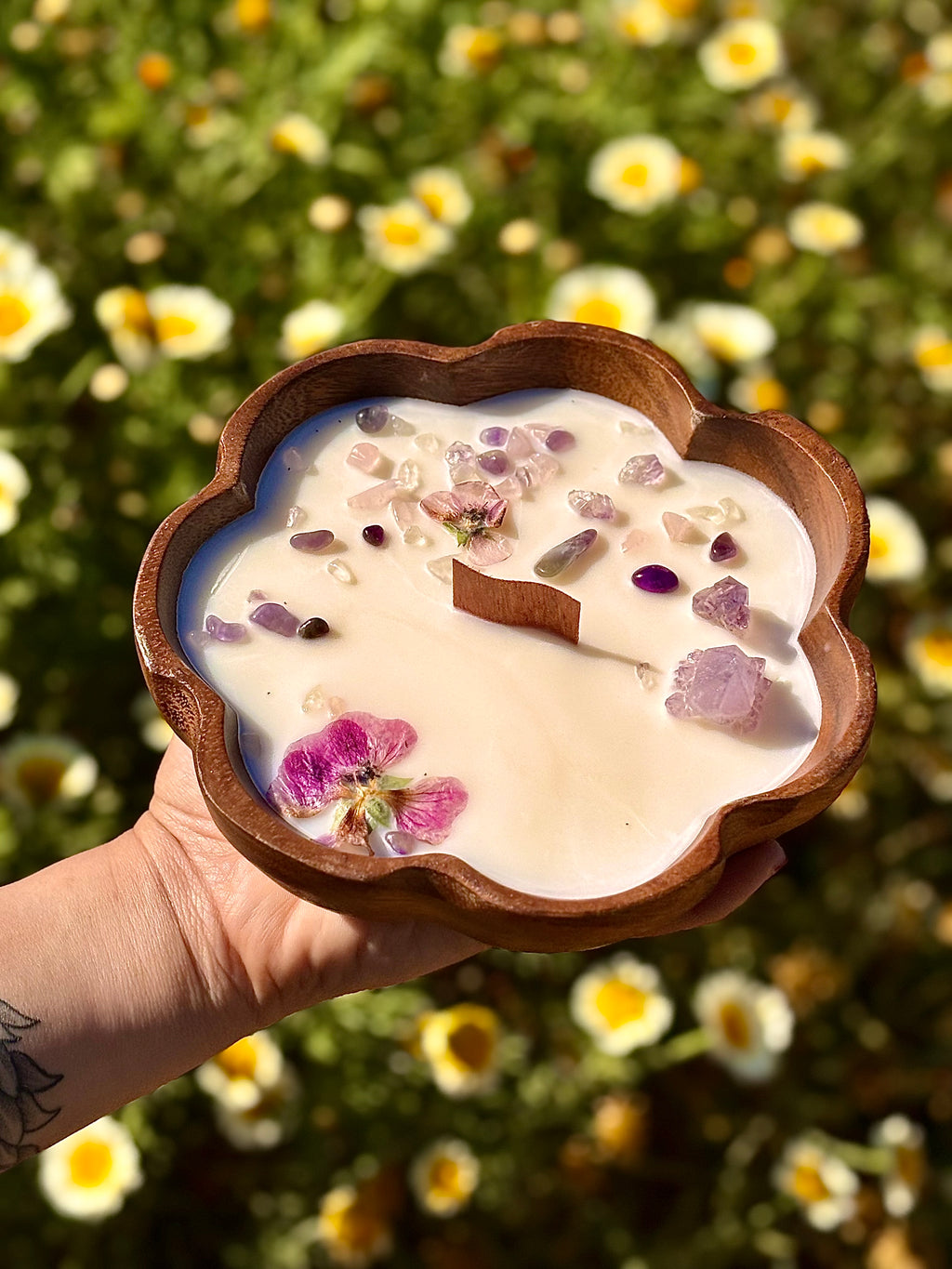 Hibiscus Candle Medium