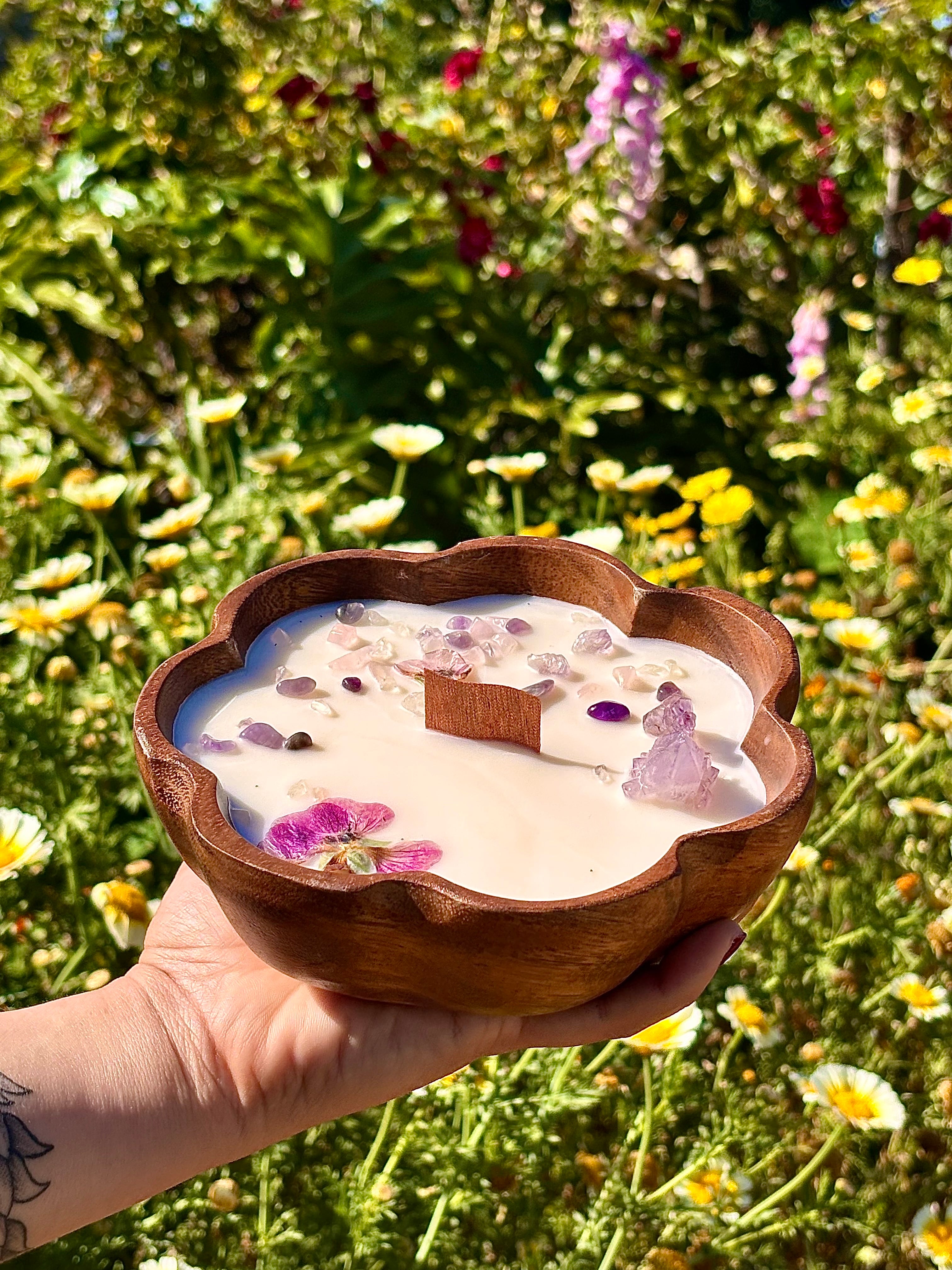 Hibiscus Candle Medium