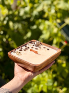 Coffee & Croissant Square Candle