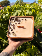 Coffee & Croissant Square Candle