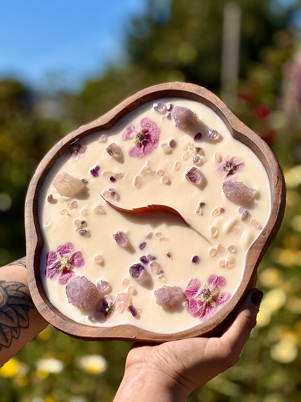 Hibiscus Candle Large